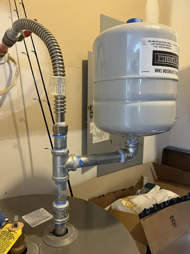 Expansion tank installation (placeholder)